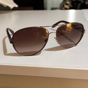 Marc Jacobs Brown Aviator Sunglasses